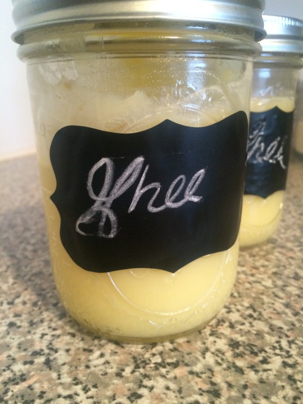 My solidified delicious ghee